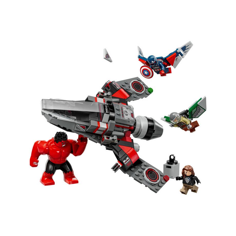 LEGO®  76292 Captain America vs Hulk rouge 