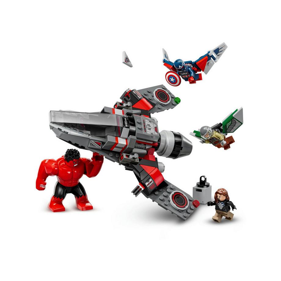 LEGO®  76292 Captain America vs Hulk rouge 