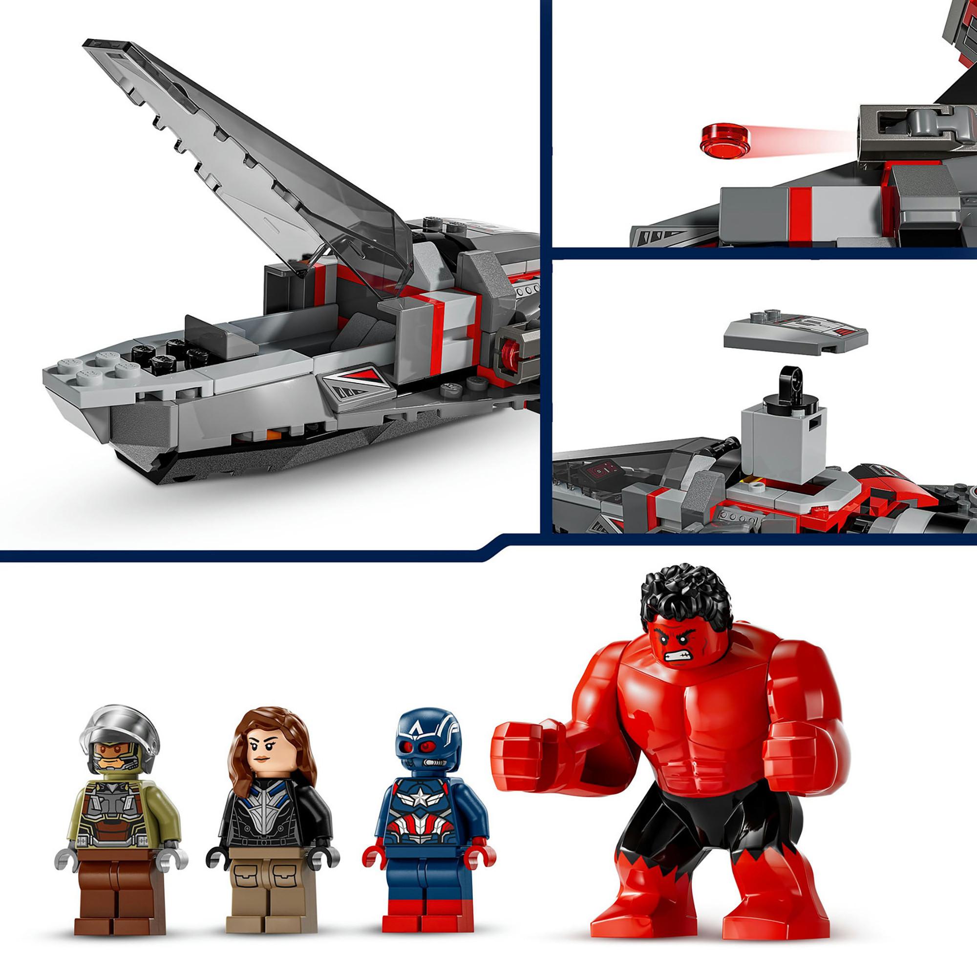 LEGO®  76292 Captain America vs Hulk rouge 