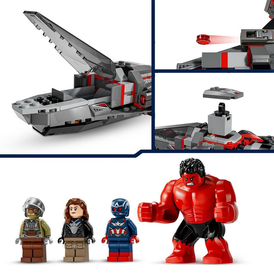 LEGO®  76292 Captain America vs Hulk rouge 