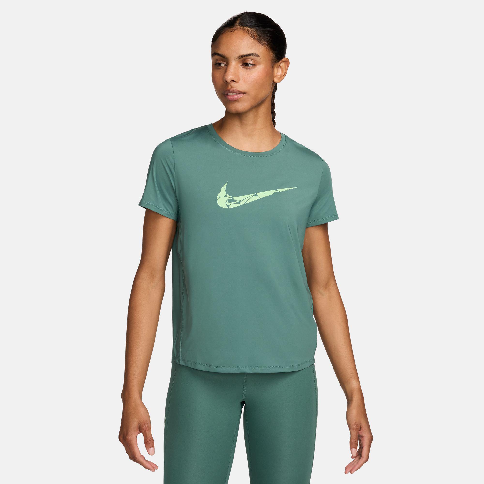 Image of T-shirt, Rundhals, Kurzarm Damen Dunkelgrün L