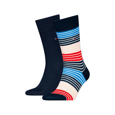 TOMMY HILFIGER SOCK 2P MULTICOLOR STRIPE Gambaletti, 2-pack 