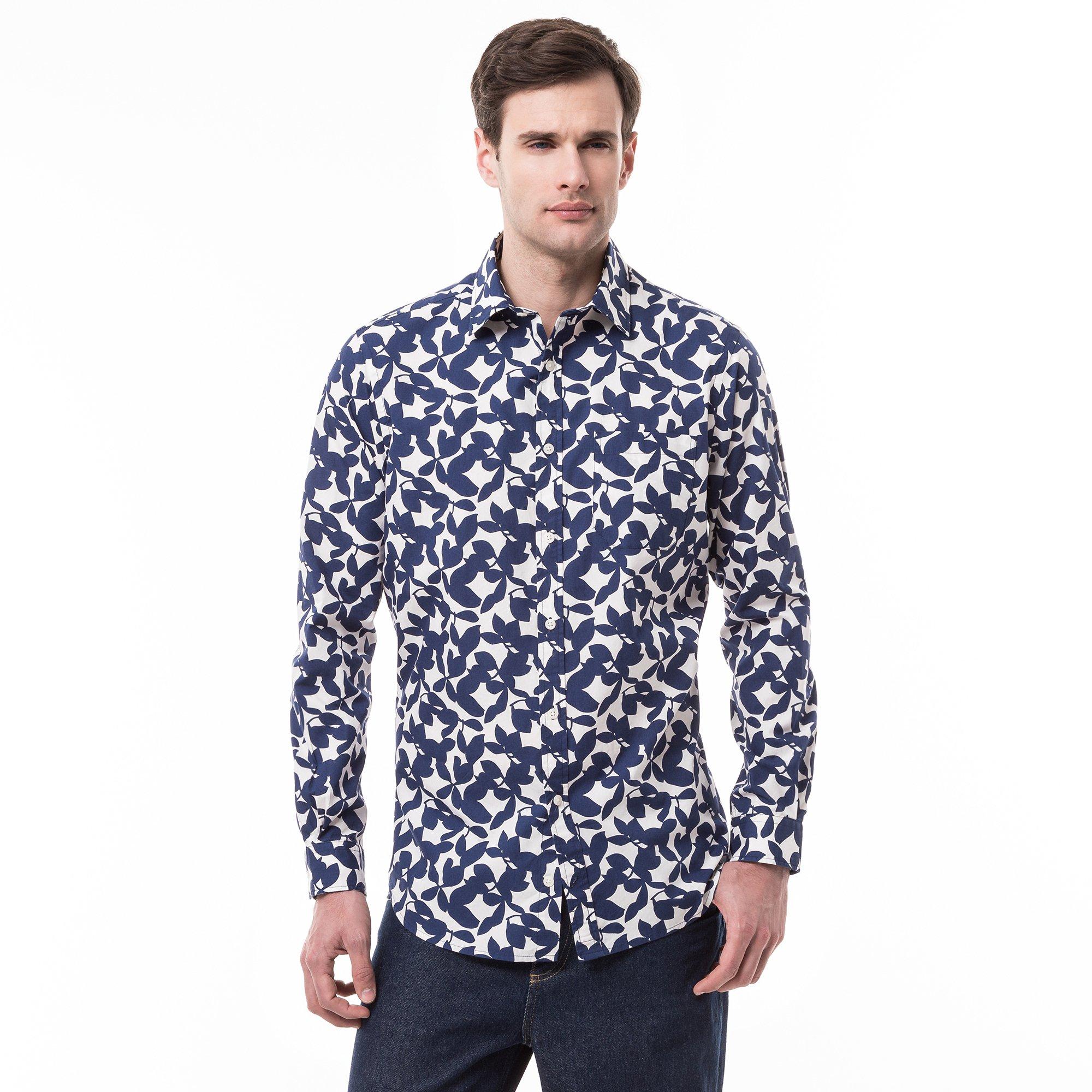 Image of Hemd, Classic Fit, Langarm Herren Blau L