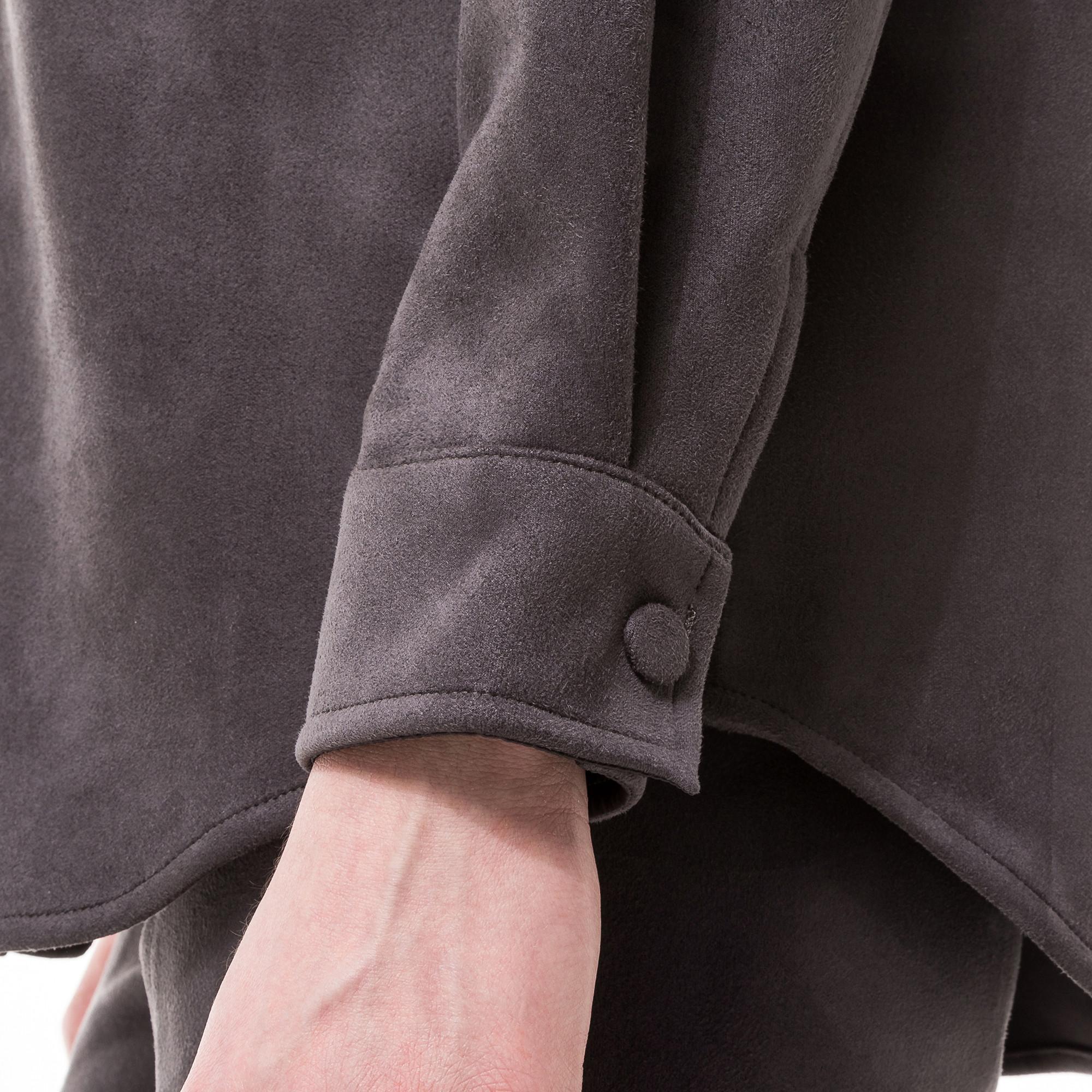 Manor Woman Veste en Velours Col Kent Boutons Pression  