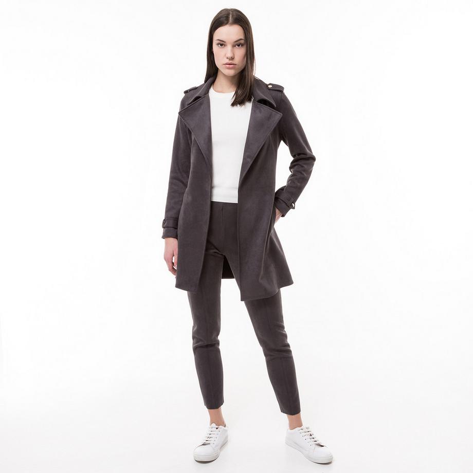 Manor Woman Trench Velour  
