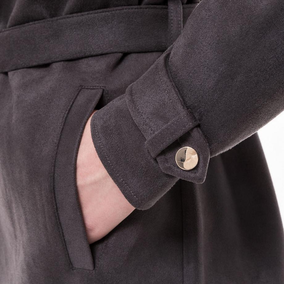 Manor Woman Trench Velour  