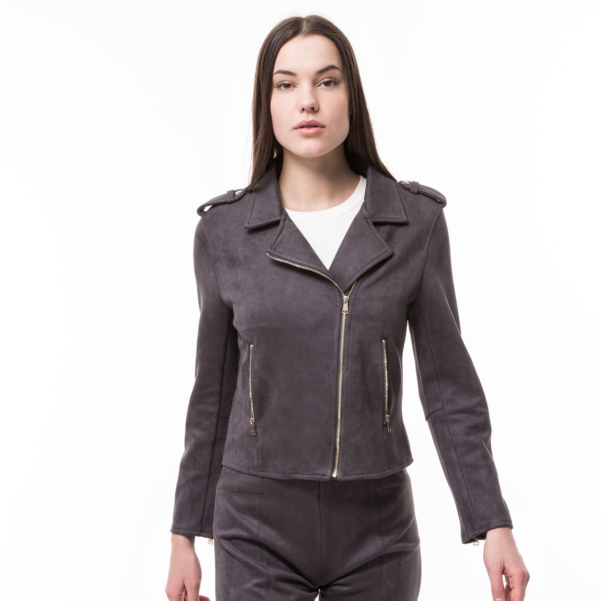 Manor Woman Velours Bikerjacke  