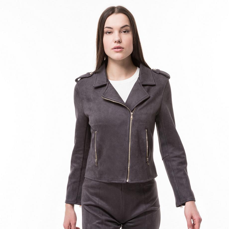 Manor Woman Velours Bikerjacke  