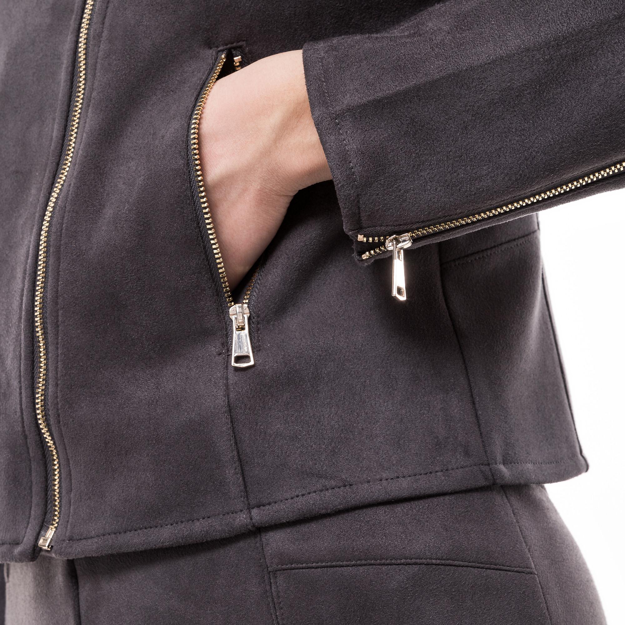 Manor Woman Velours Bikerjacke  