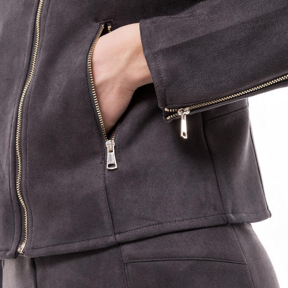 Manor Woman Velours Bikerjacke  