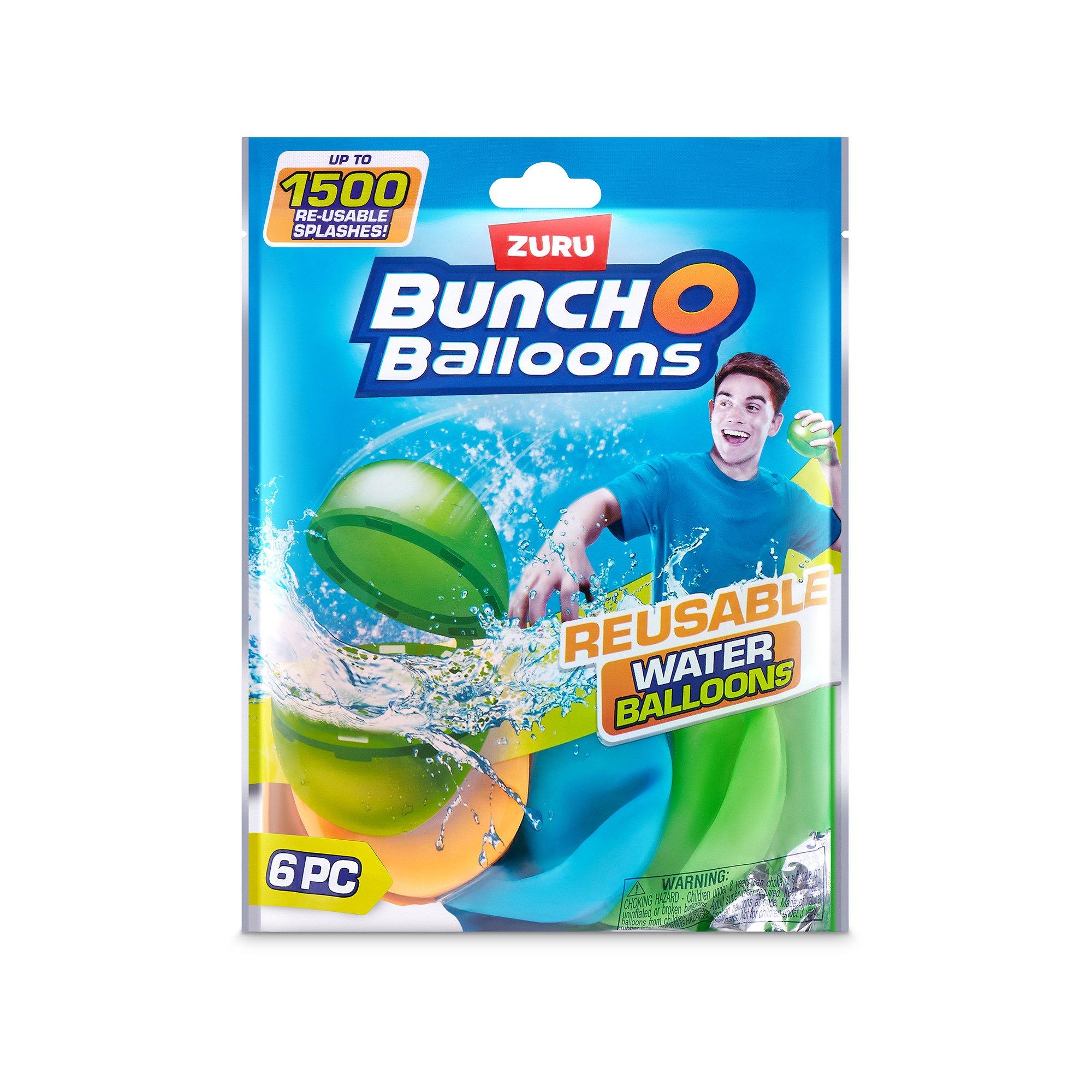 Bunch o Balloons  Bunch O Balloons Reusable Water Balloons, 6 Pièces 