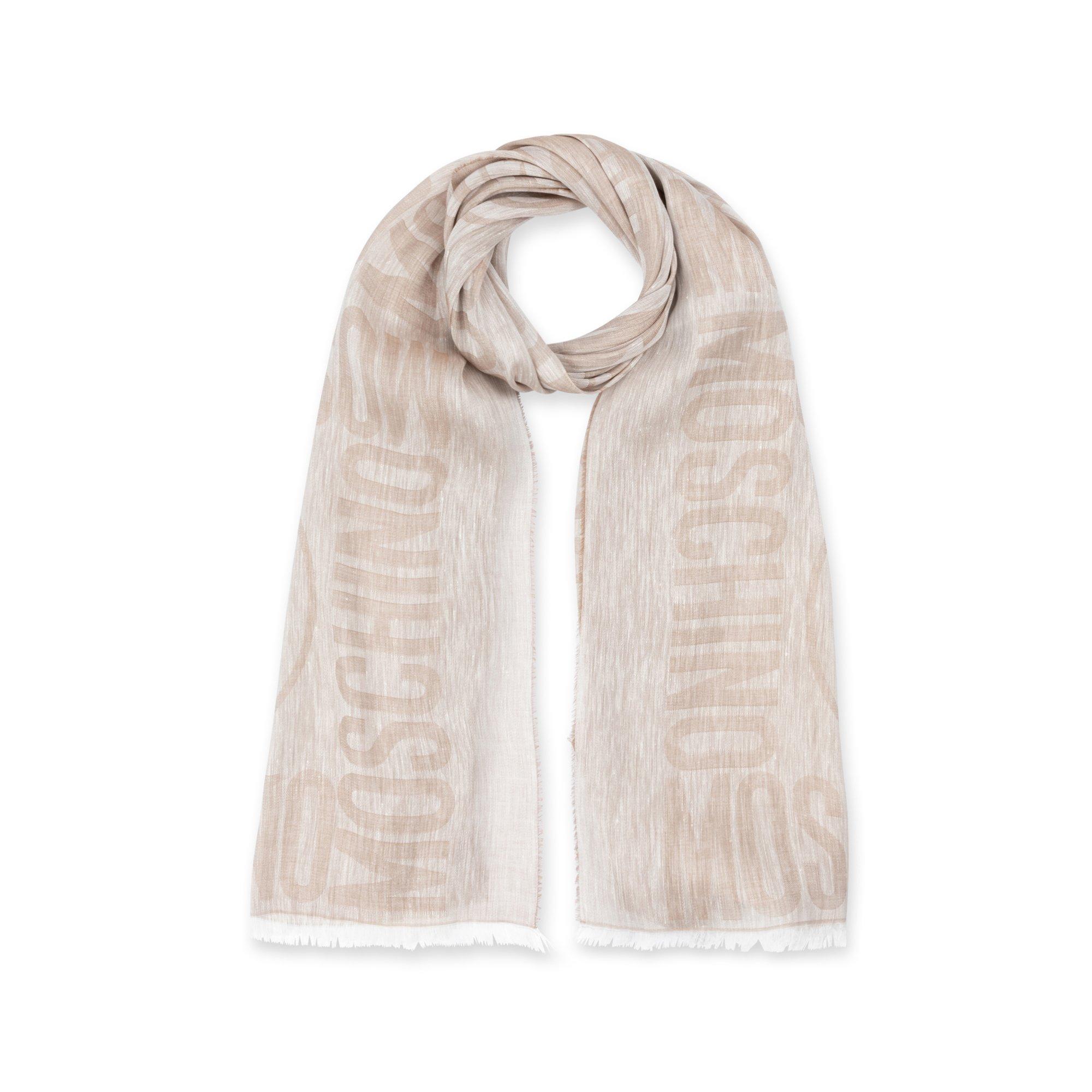 Écharpe Oversize Femme Rundholz - Imprimé Moka - Modal Et Laine