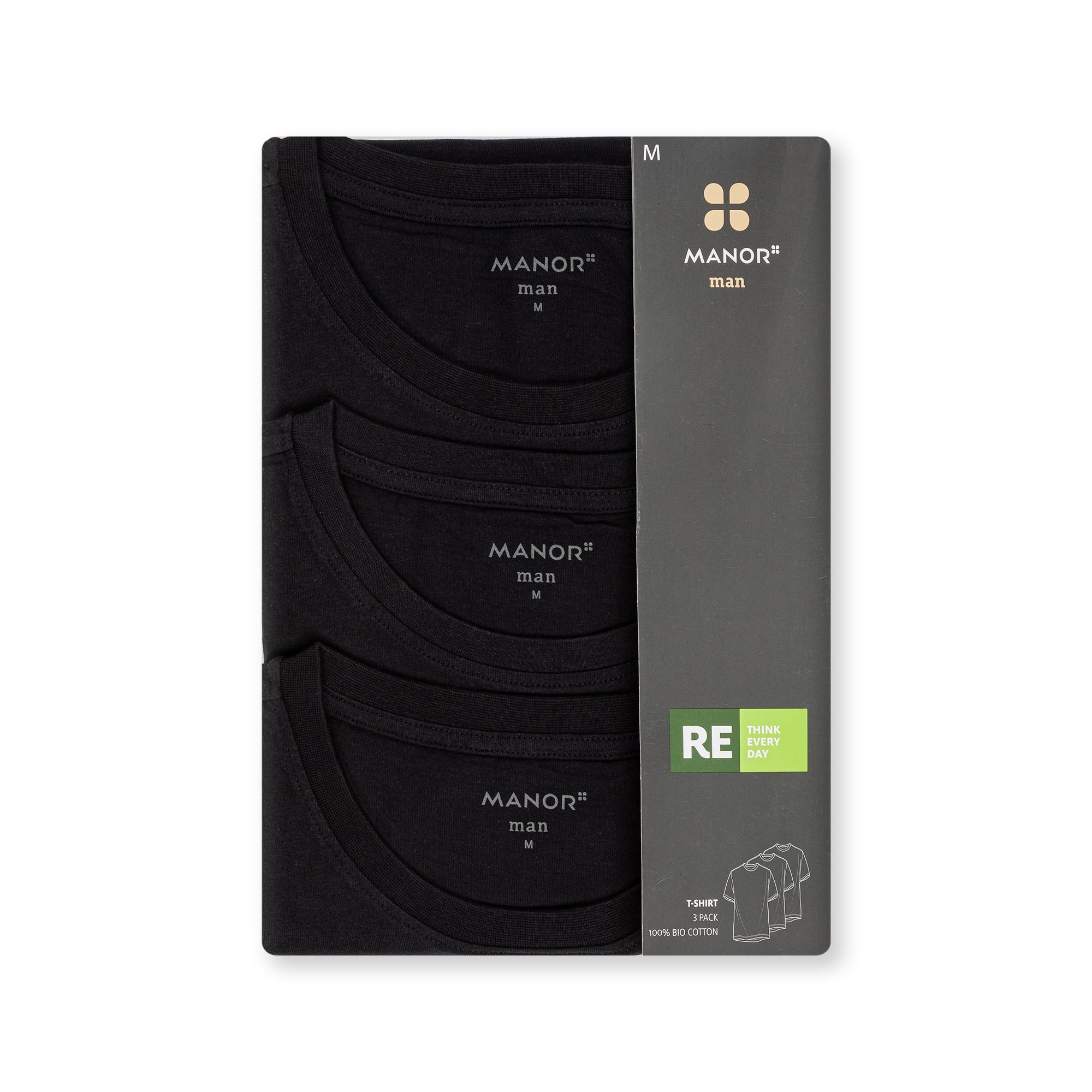Manor Man Triopack T-shirt Maniche Corte  