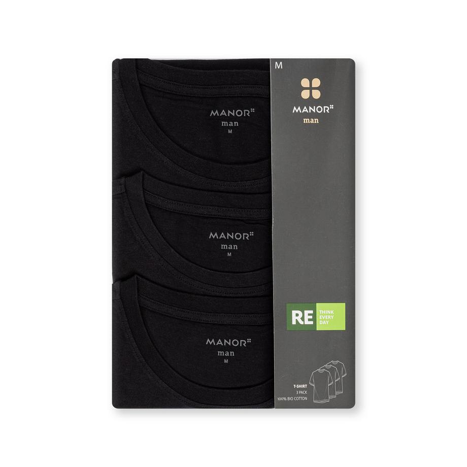 Manor Man Triopack T-shirt Maniche Corte  