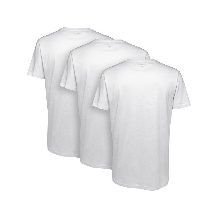 Manor Man Lot de 3 T-shirts Manches Courtes  