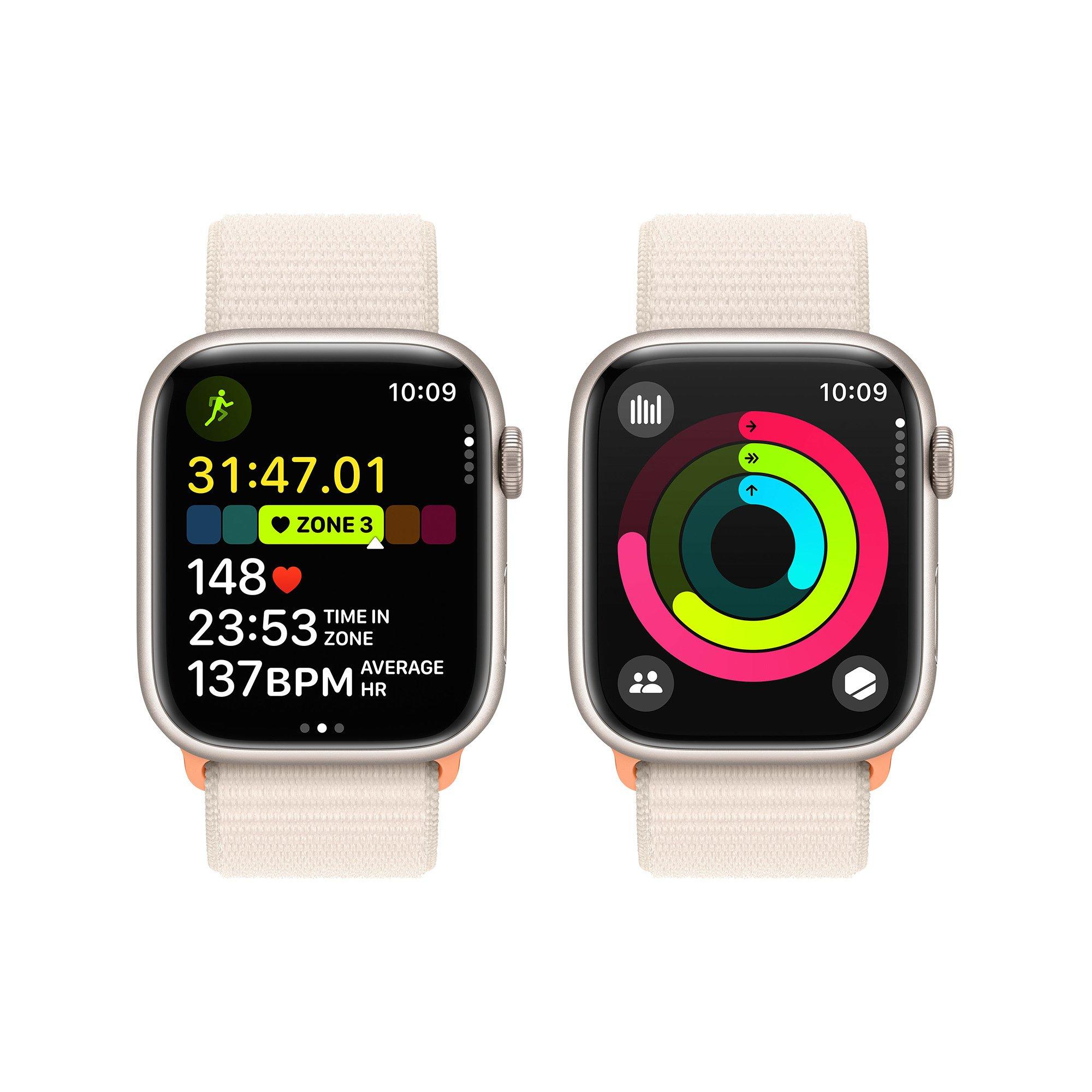 Apple Watch Series 9, Aluminium, GPS, 45mm Smartwatch 