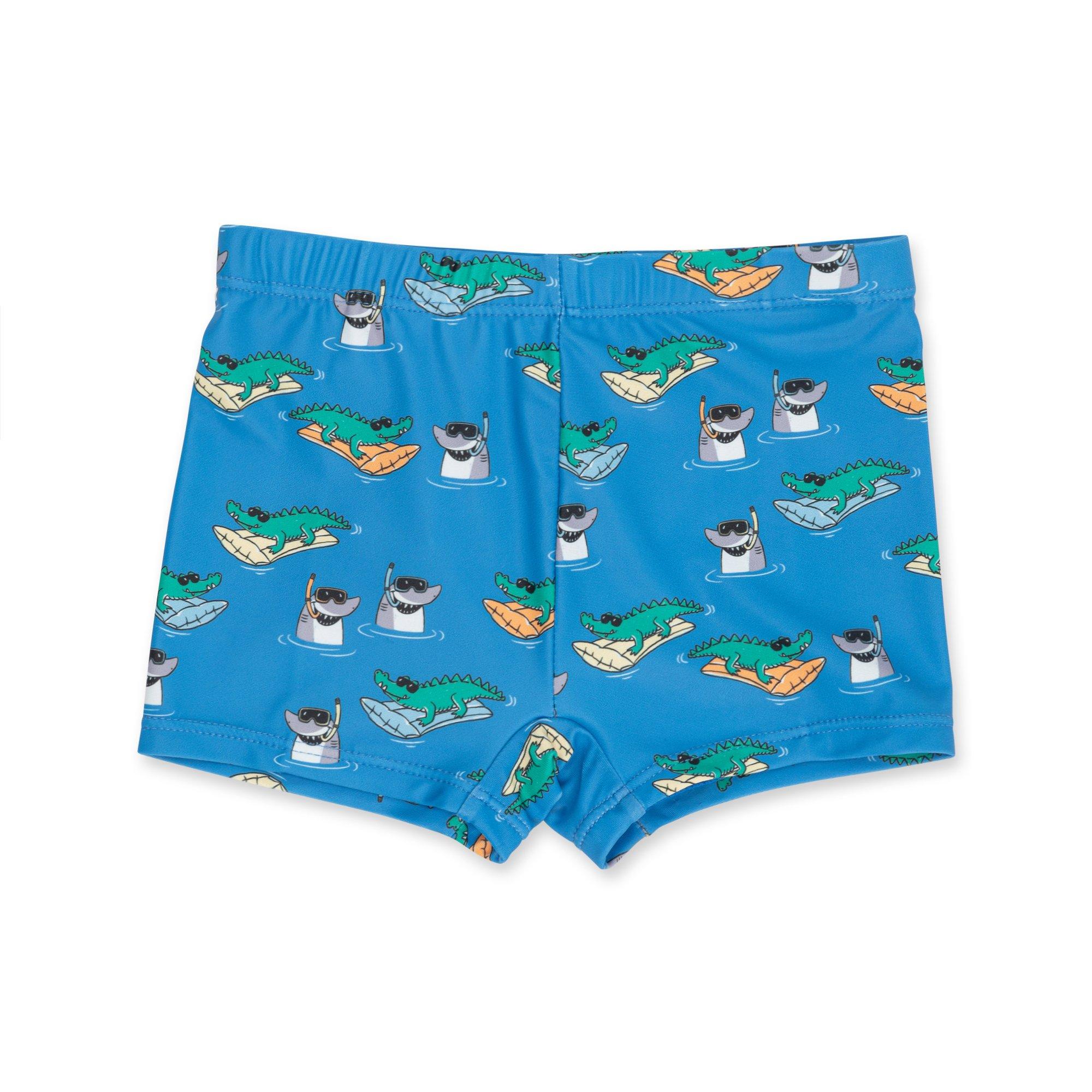 Image of Kurze Badehose Unisex Himmelblau 80