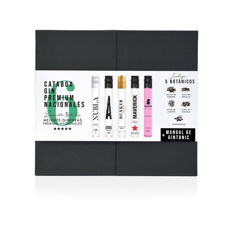 Catabox Coffret de dégustation de gin Premium  