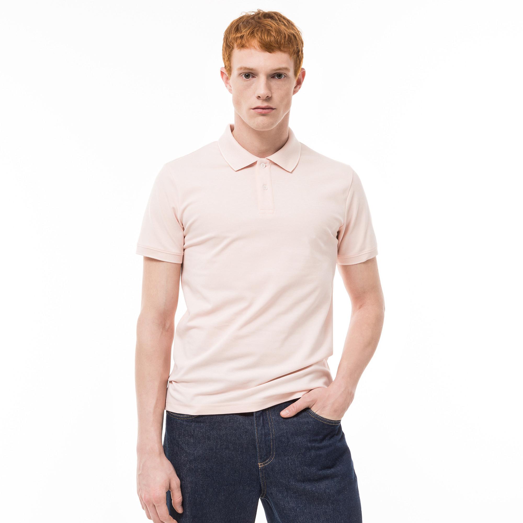 Image of Poloshirt, Kurzarm Herren Apricot L