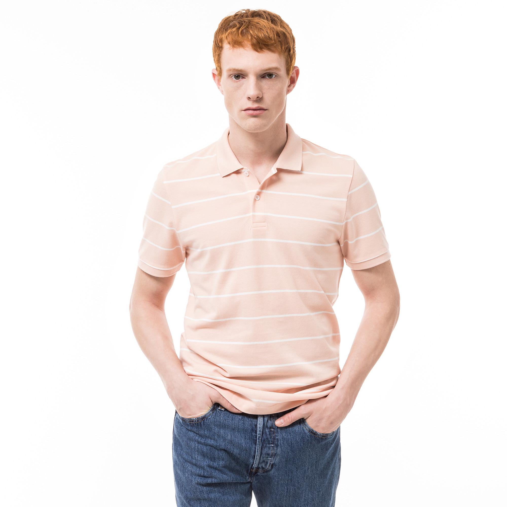 Image of Poloshirt, Kurzarm Herren Apricot S