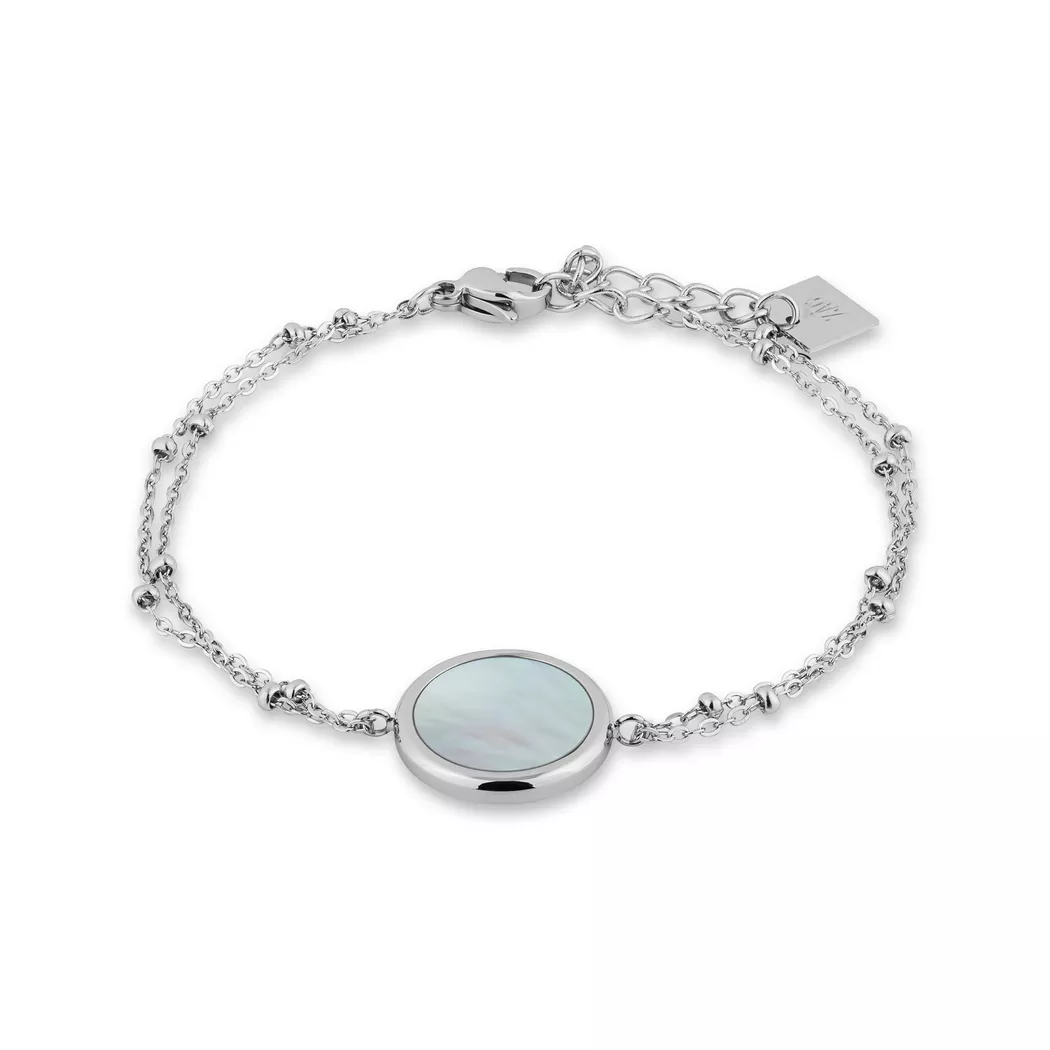 ZAG Bijoux - Armband, 15+3CM, Metallgrau