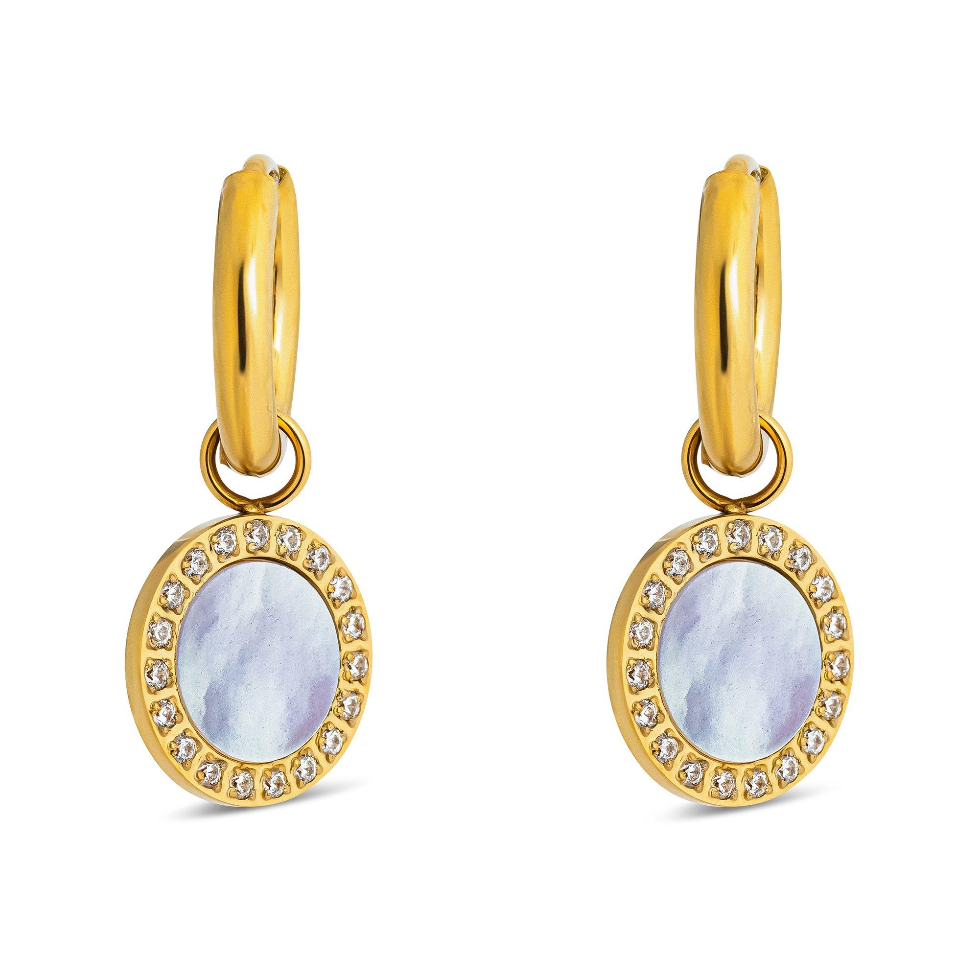 Image of Ohrringe Damen Goldfarben 22mm