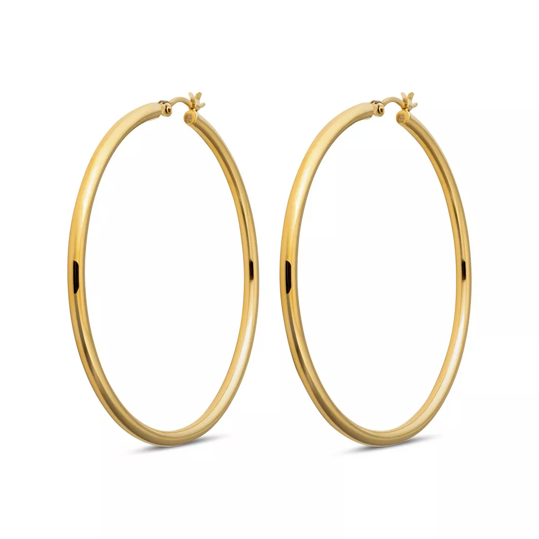 ZAG Bijoux - Ohrringe, 60mm, Goldfarben
