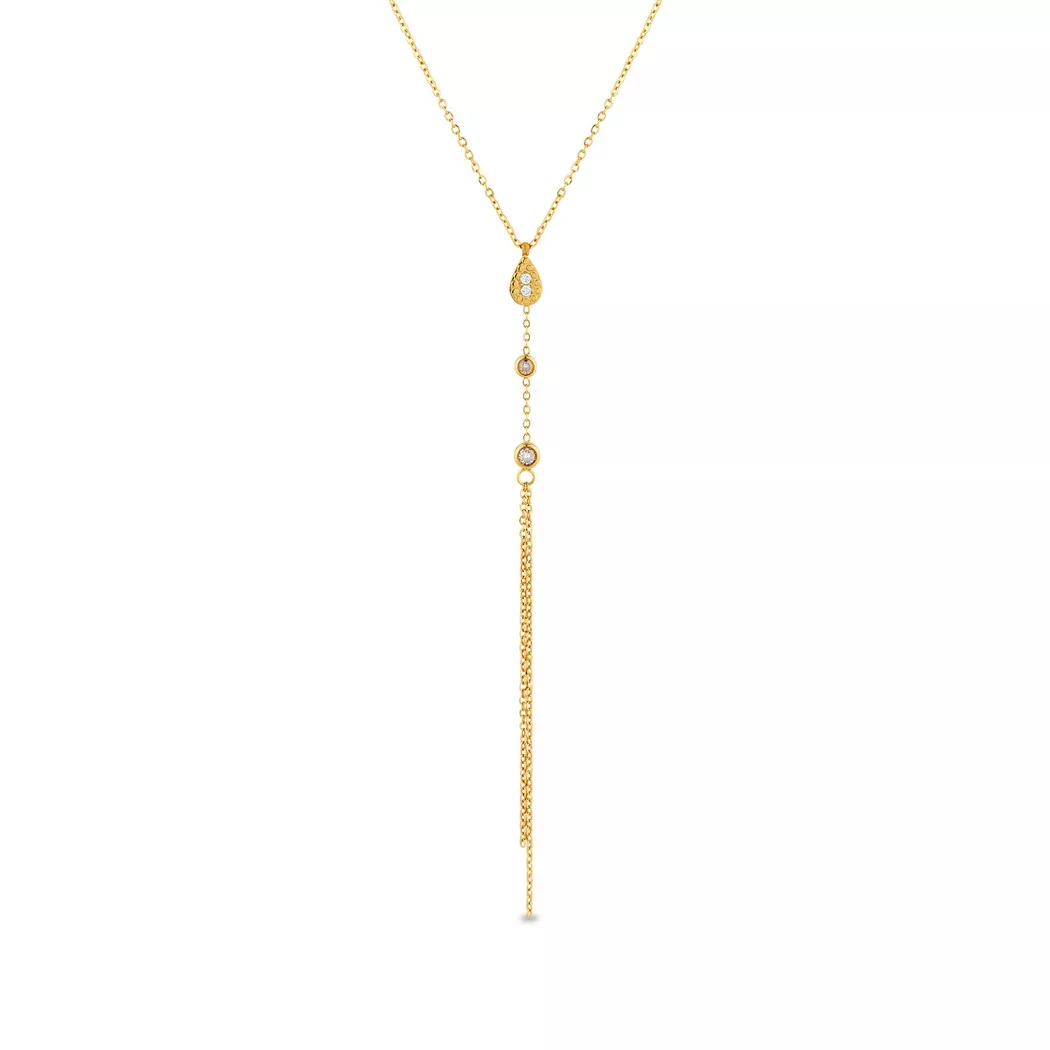 ZAG Bijoux - Halskette, 50.5CM, Goldfarben