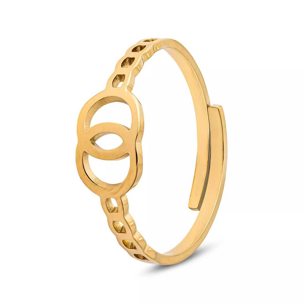 ZAG Bijoux - Ring, Verstellbar, Goldfarben 10