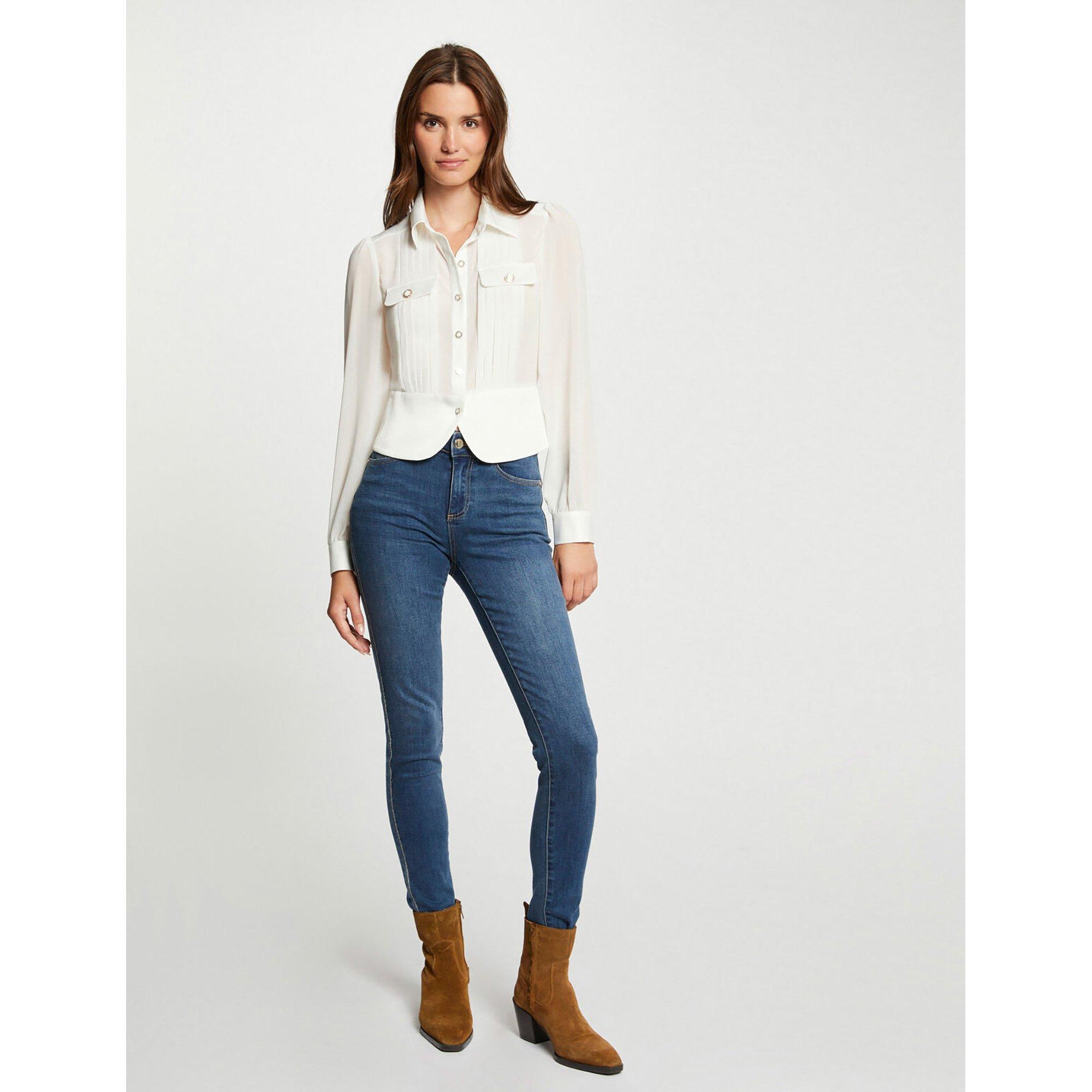 MORGAN Camicetta a maniche lunghe con pieghe  