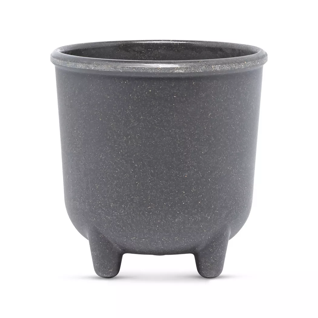 Manor - Übertopf, H13CM,Ø12CM, Dunkelgrau