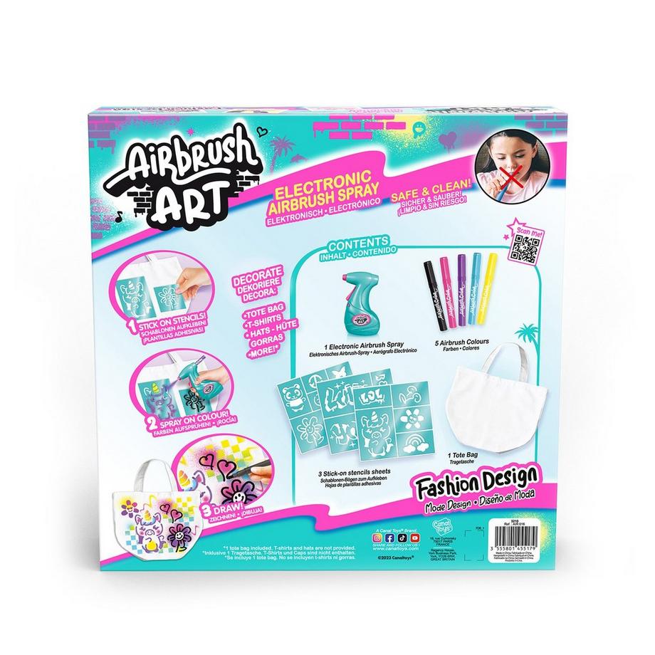 Canal Toys  Airbrush Art Fashion Design Kit 