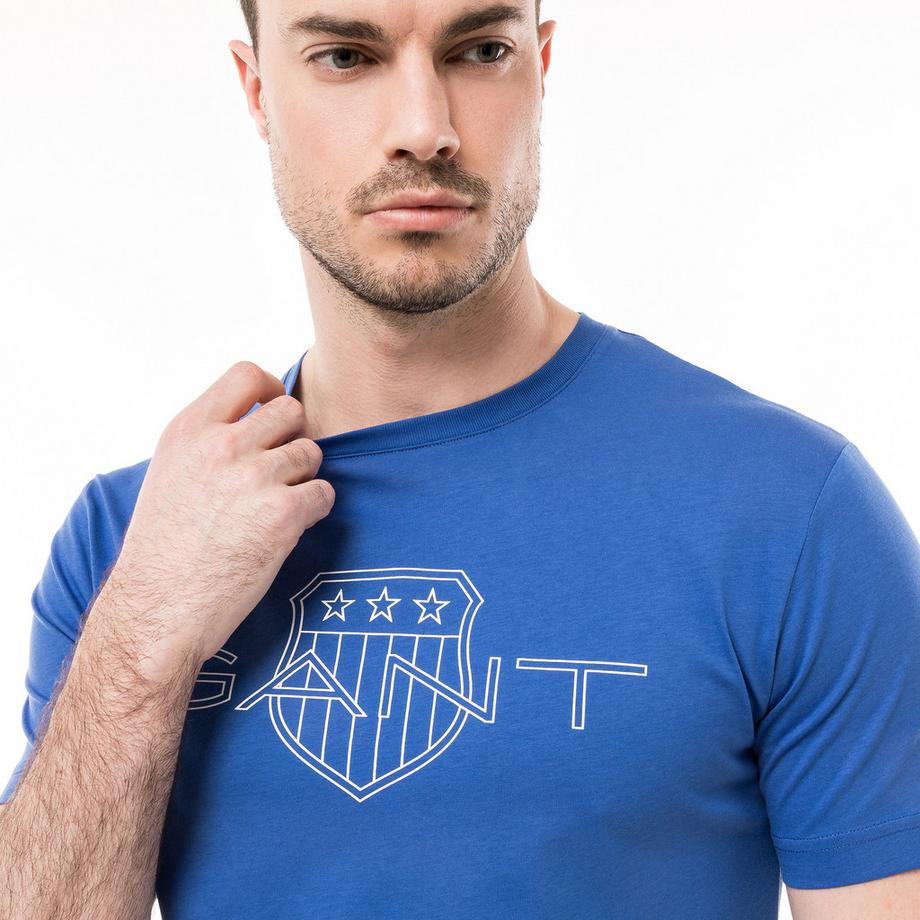 GANT T-Shirt Imprimé Graphique Coupe Droite  