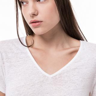 Manor Woman T-Shirt Col V Manches Courtes  