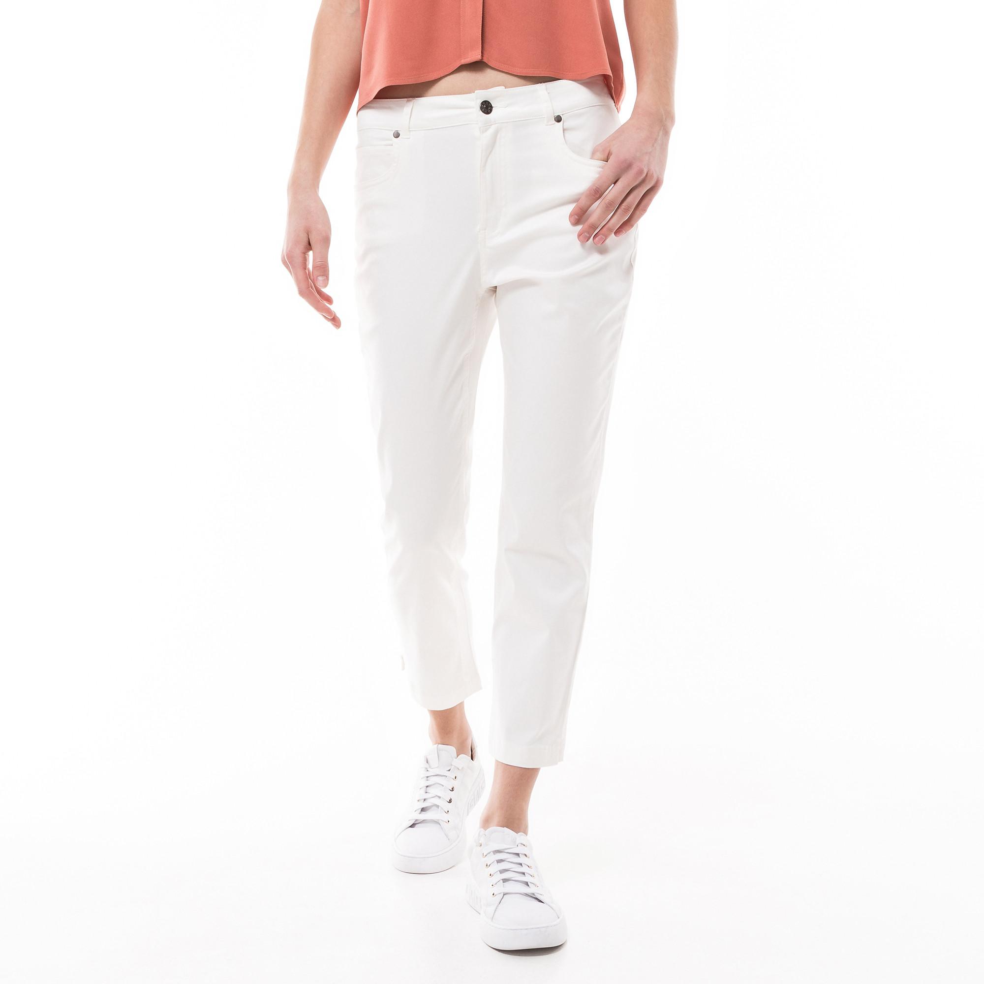 Image of Hose, Slim Fit, 7/8-länge Damen Perle 36