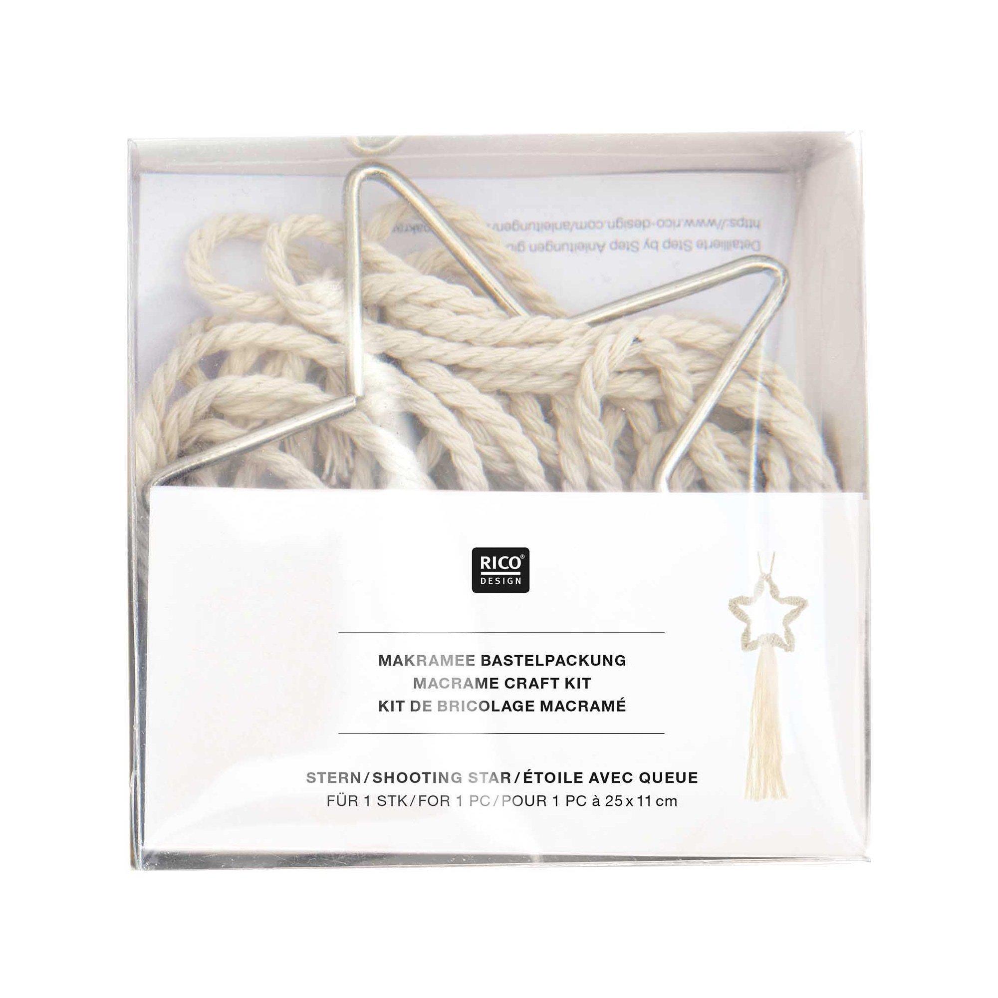 RICO-Design Makramee-Set Stern 