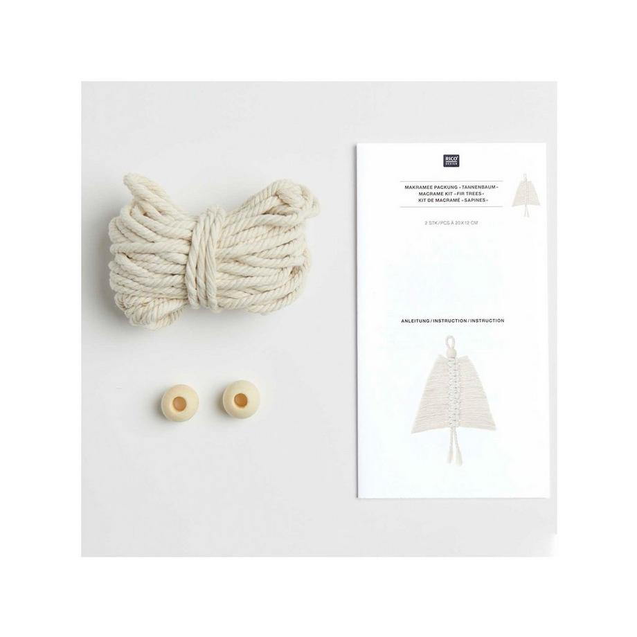 RICO-Design Set per macramè Abeti 