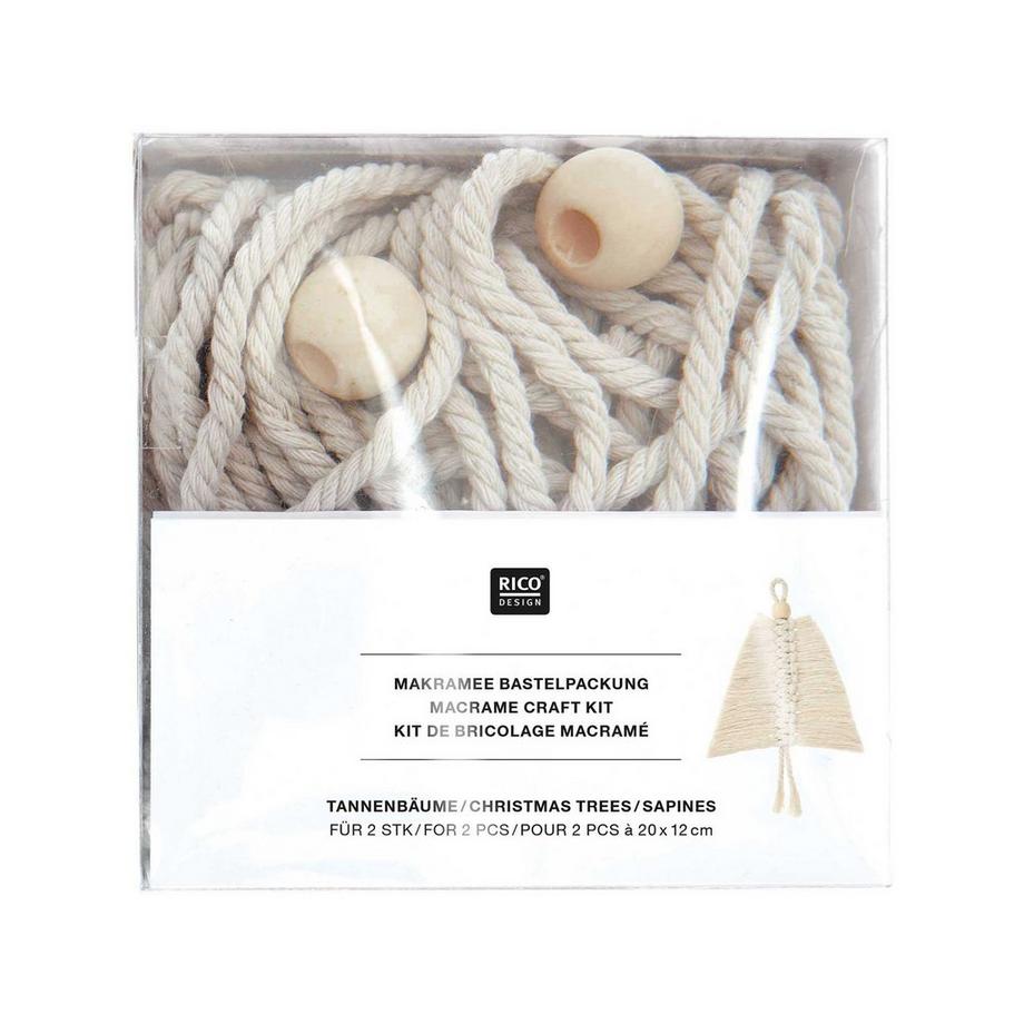 RICO-Design Set per macramè Abeti 