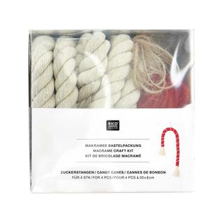 RICO-Design Makramee-Set Zuckerstangen 