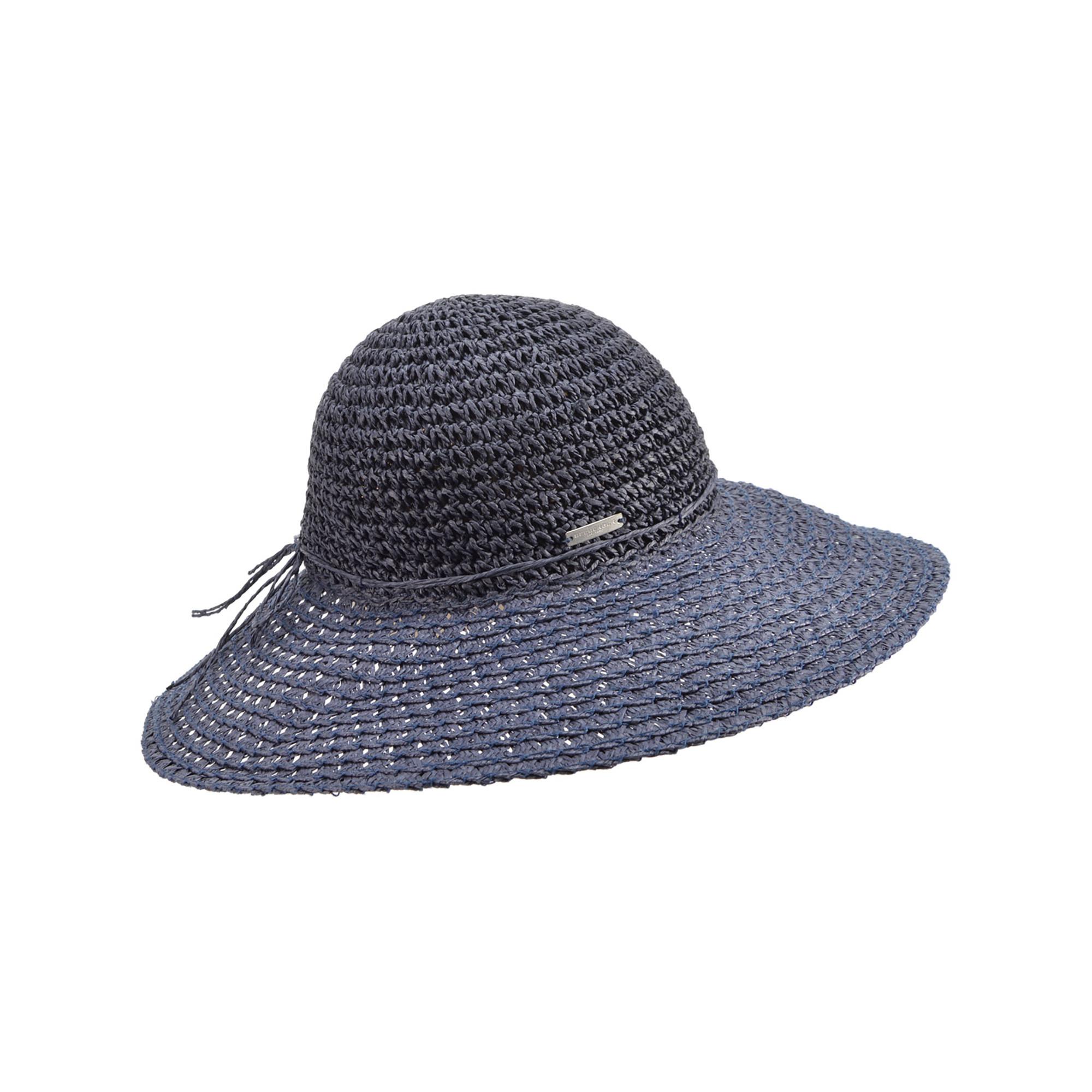 Image of Strohhut Damen Marine ONE SIZE