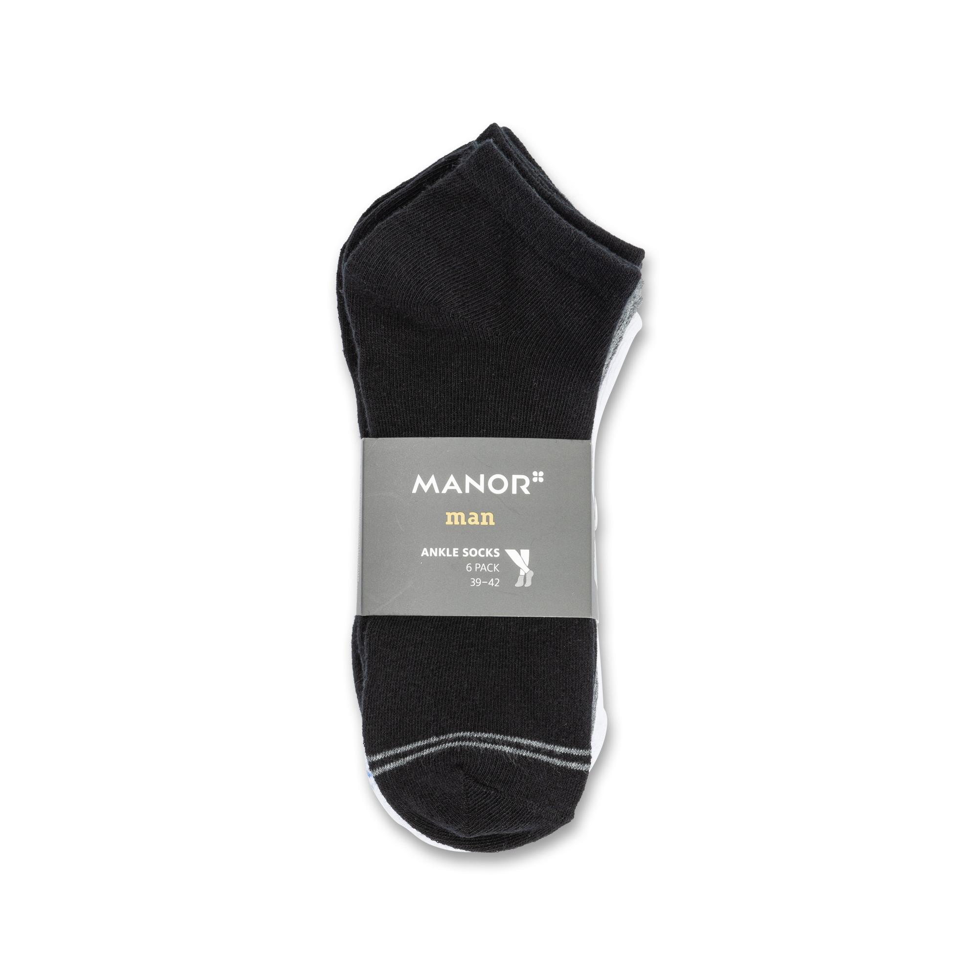 Manor Man  Multipack, chaussettes sneakers 