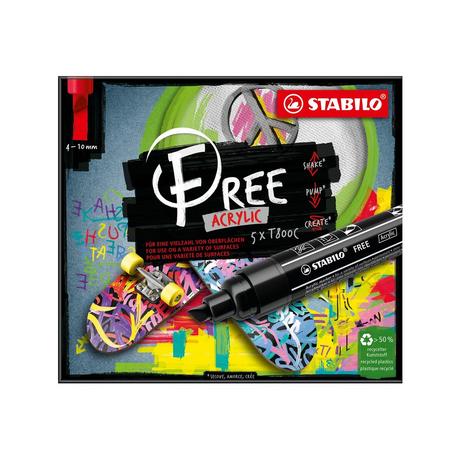 STABILO Acrylmarker Set FREE 