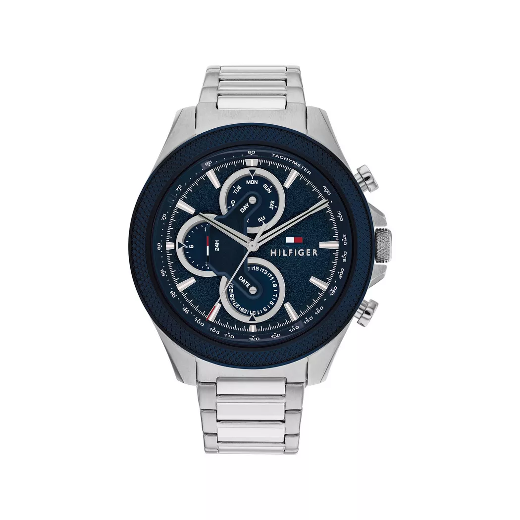 Tommy Hilfiger Montre Clark 46 Mm Blue One Size Homme