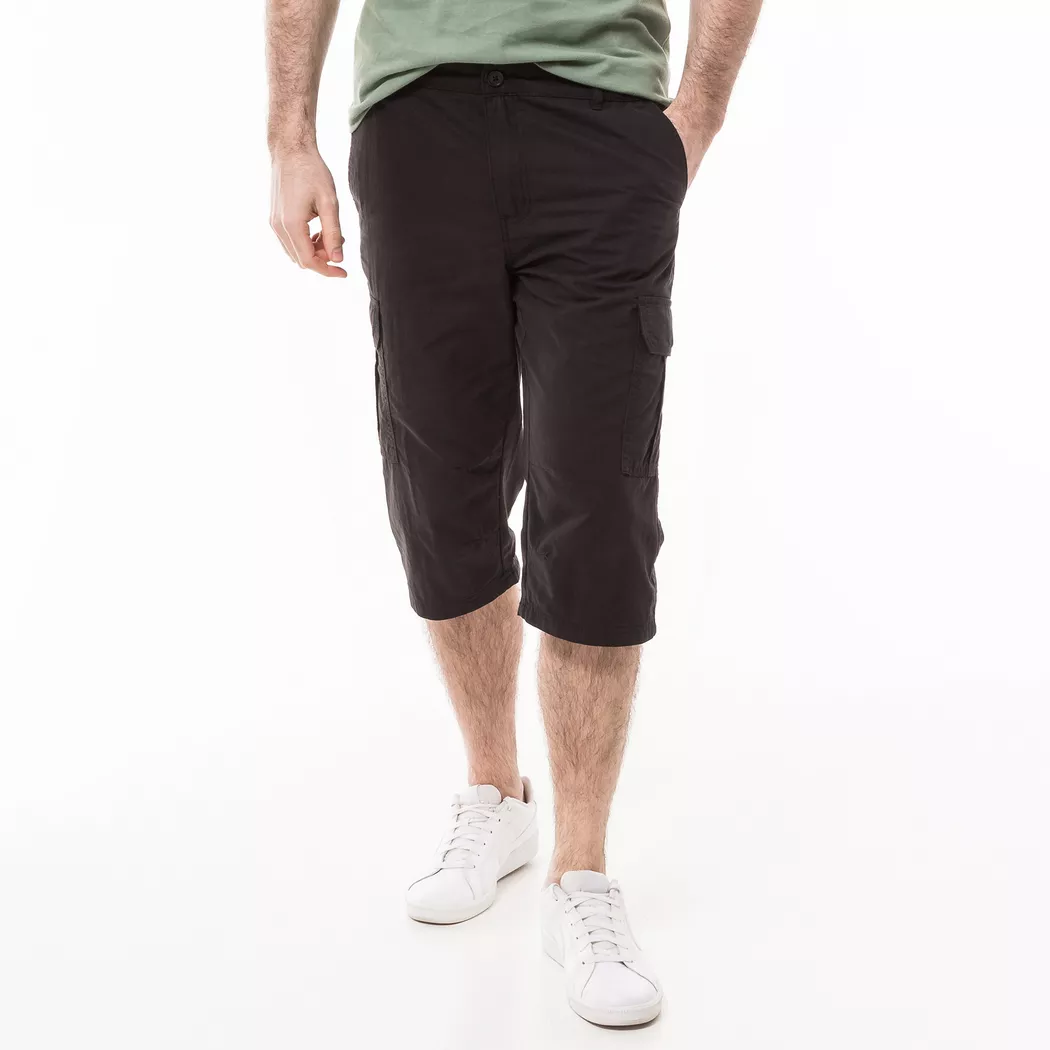 Manor Man - Hose, Regular Fit, 3/4-Länge, für Herren, Black, Größe XXL