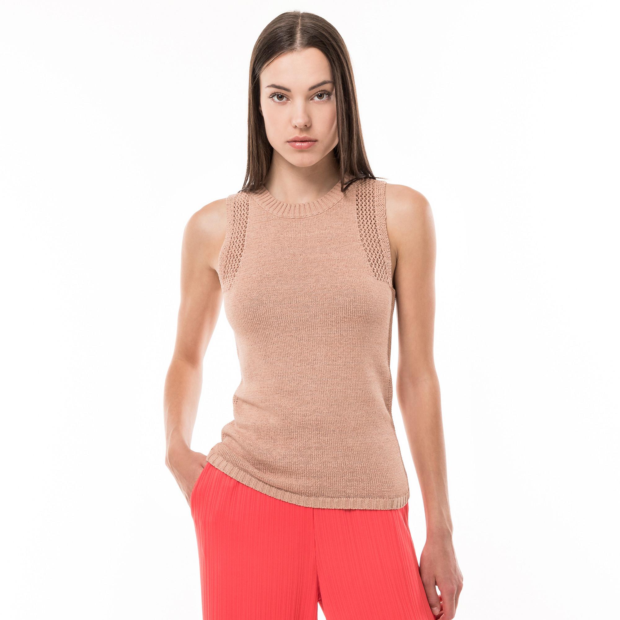 Image of Strickgilet Damen Light Beige 44