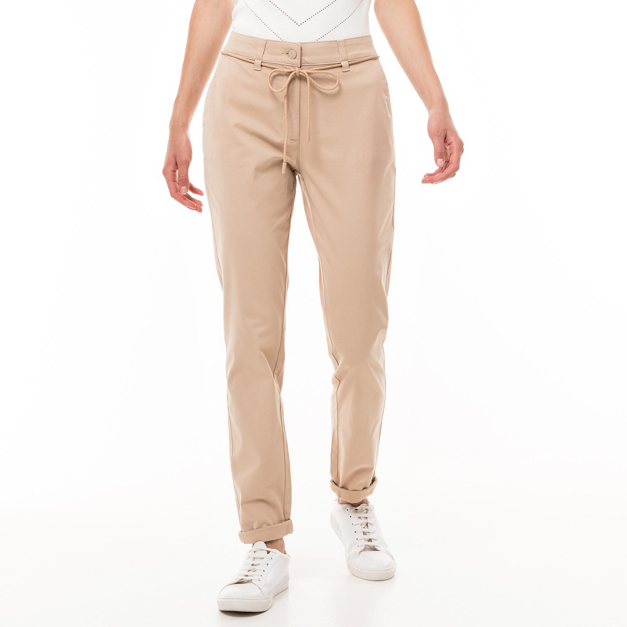 comma regular waist casual broek groen | wehkamp
