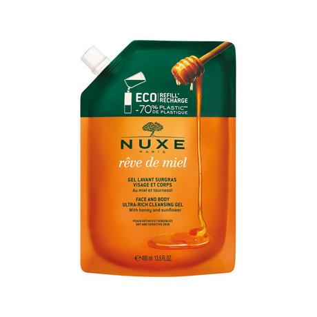 NUXE RDM Gel Lavant Eco-Refill Rêve De Miel Eco-Refill Rückfettendes Reinigungsgel Gesicht und Körper 