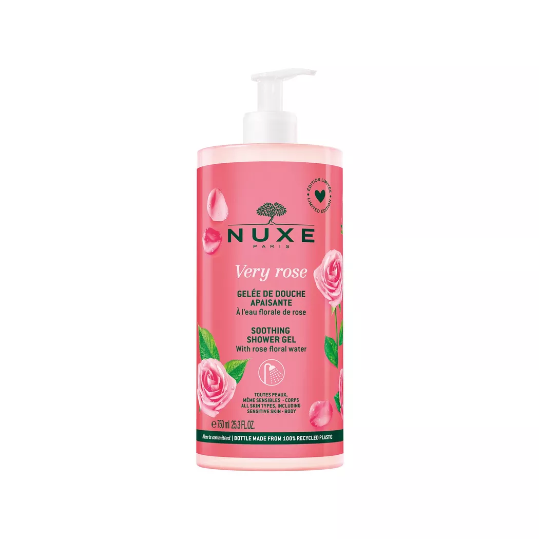 Nuxe Very rose Gelée de Douche Apaisante 750 ml - Flacon-Pompe 750 ml