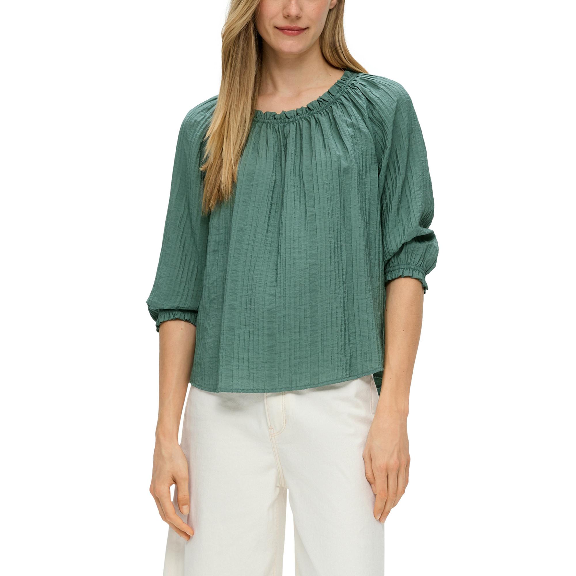 Image of Bluse Damen Petroleumblau 34-36