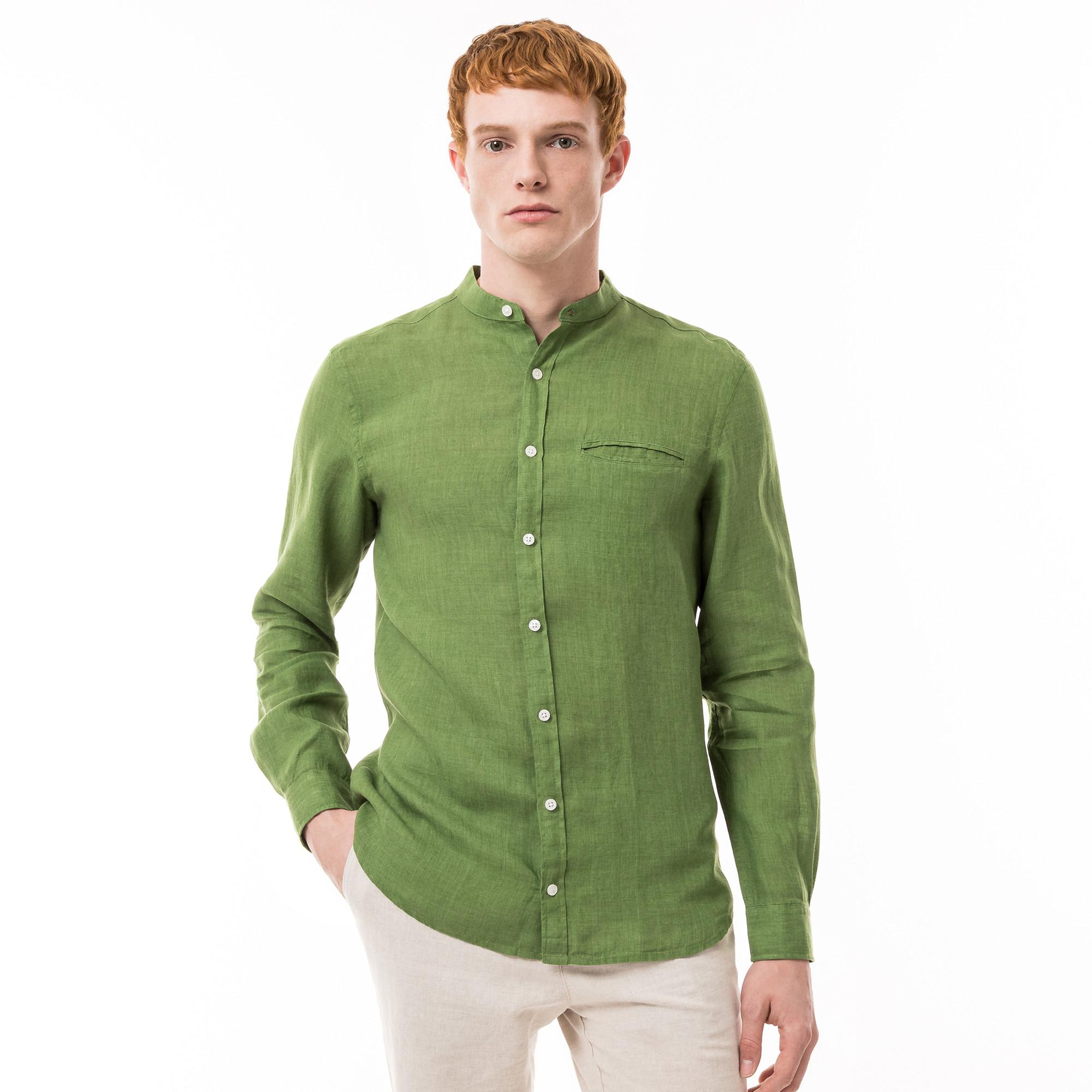 Image of Hemd, Modern Fit, Langarm Herren Kiwi L